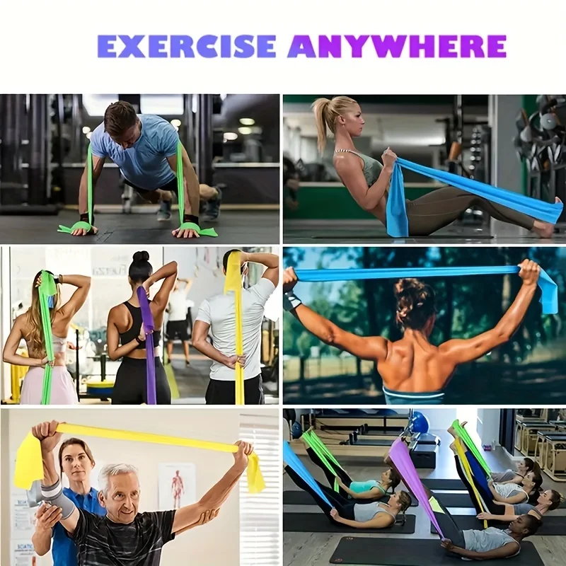 Difference Pilates And Yoga - 4PCS - Yoga resistance bands of
