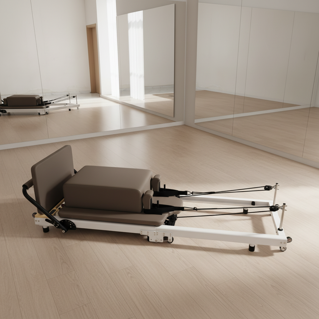 Pilates & Yoga Wohlfühlen Forchheim - Custom Logo Foldable Aluminum Pilates Reformer,