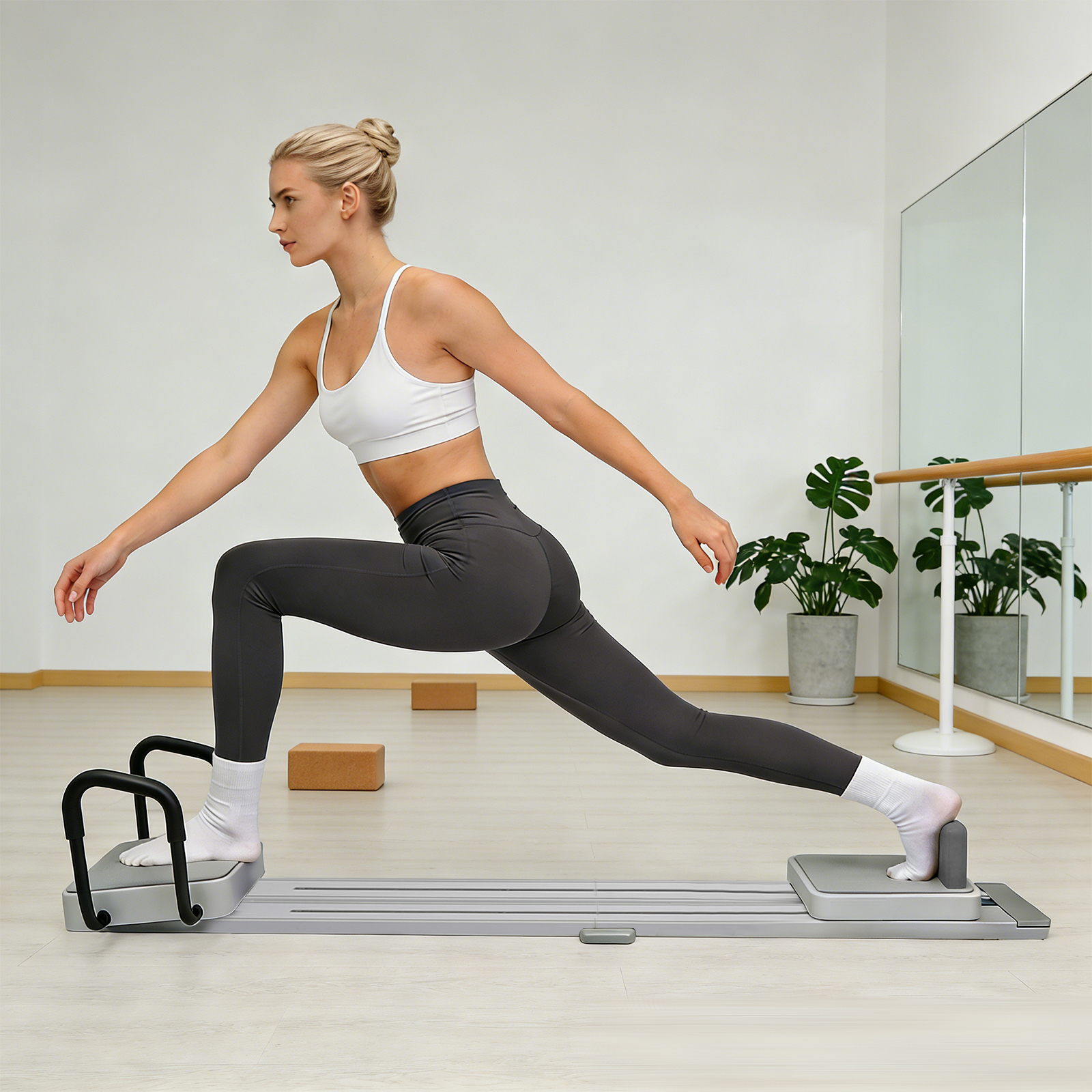 Pilates Yoga Or - Multi-Functional Pilates Board Pilates Ski Machine