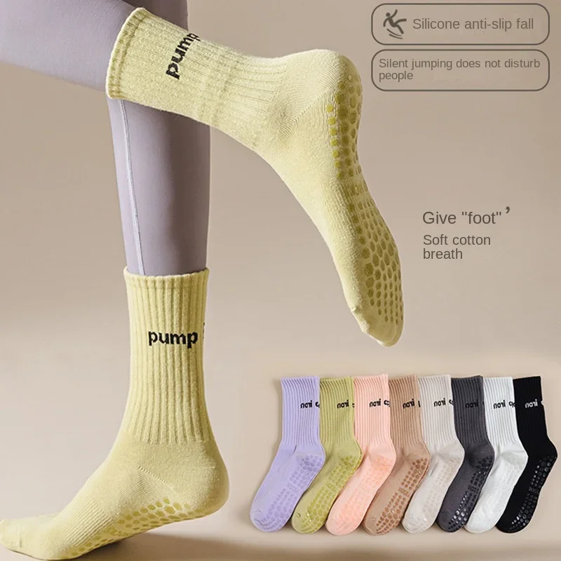 Women Mid Tube Yoga Socks Anti - Pilates Yoga Youtube recensie en prijs
