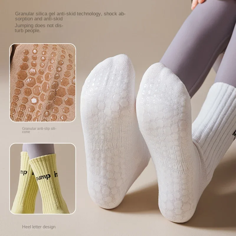Women Mid Tube Yoga Socks Anti - Pilates Yoga Youtube recensie en prijs