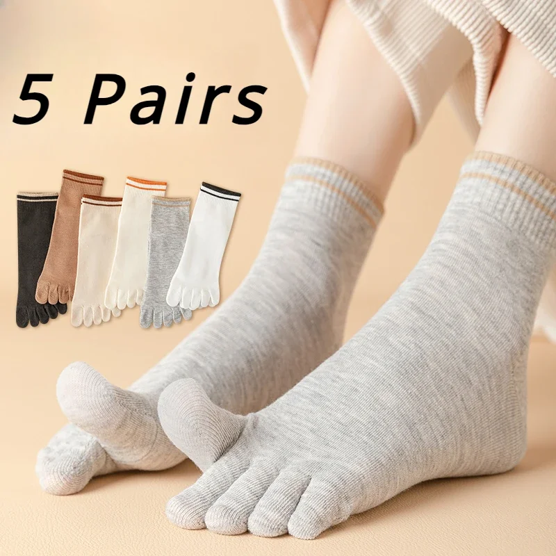 1/5 Pairs Women Cotton Five Fi - Pilates Yoga Youtube recensie en prijs
