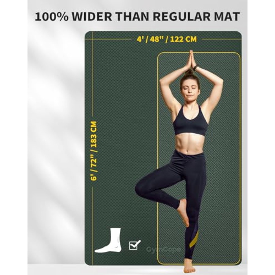 Extra Large Yoga Mat 72x48 or  - Pilates Yoga Or recensie en prijs