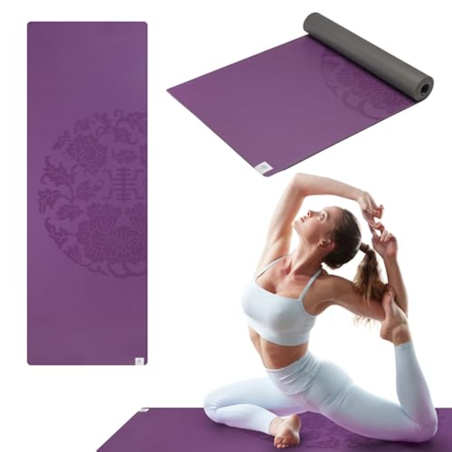Dry-Grip Yoga Mat - 5mm Thick  - Pilates Yoga Or recensie en prijs