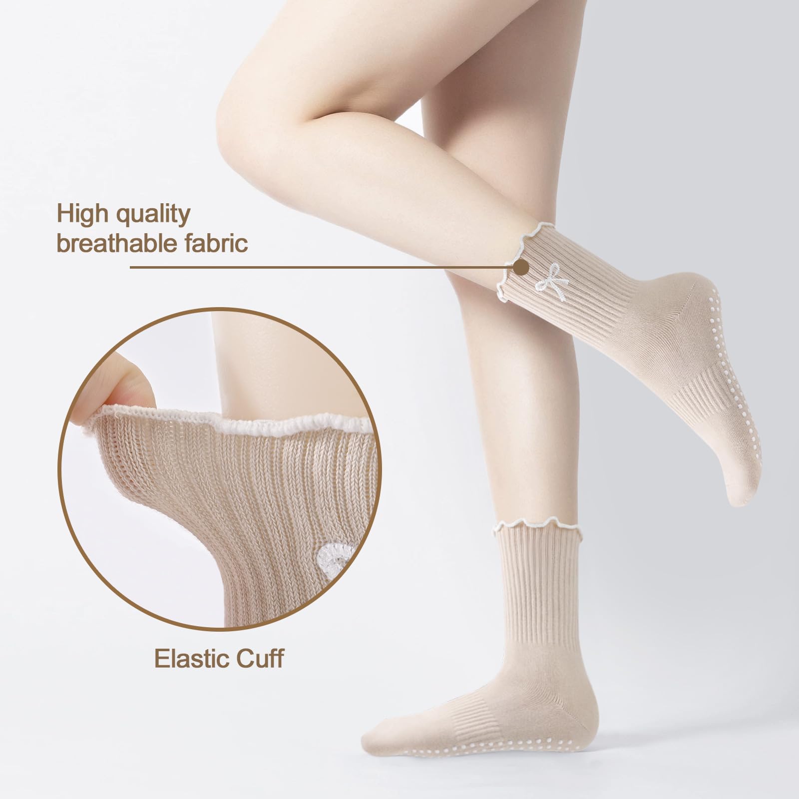 3 pairs Non-Slip Grip Pilates  - Pilates Yoga Hose recensie en prijs