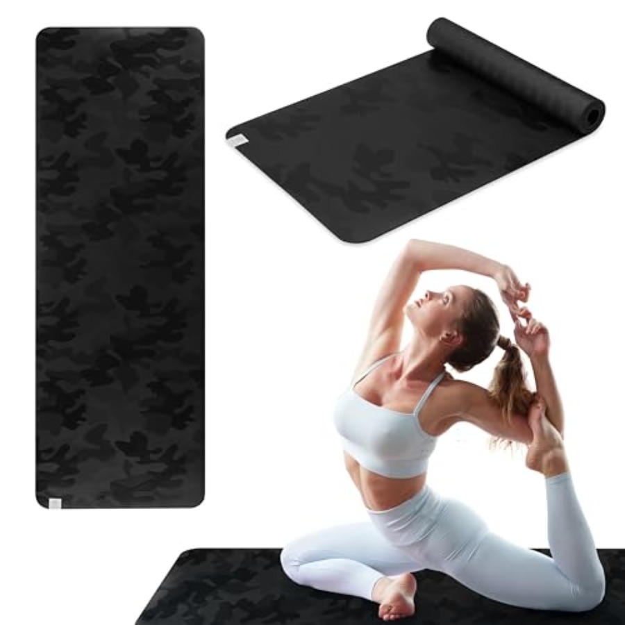 Dry-Grip Yoga Mat - 5mm Thick  - Pilates Yoga Or recensie en prijs