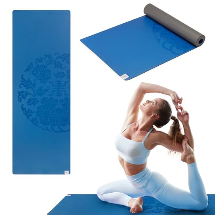 Dry-Grip Yoga Mat - 5mm Thick  - Pilates Yoga Or recensie en prijs