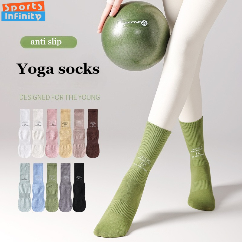 Mid Tube Yoga Socks Anti Slip  - Pilates Yoga Hose recensie en prijs