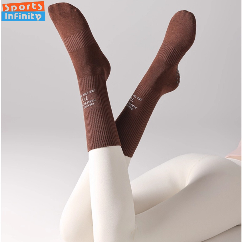 Mid Tube Yoga Socks Anti Slip  - Pilates Yoga Hose recensie en prijs