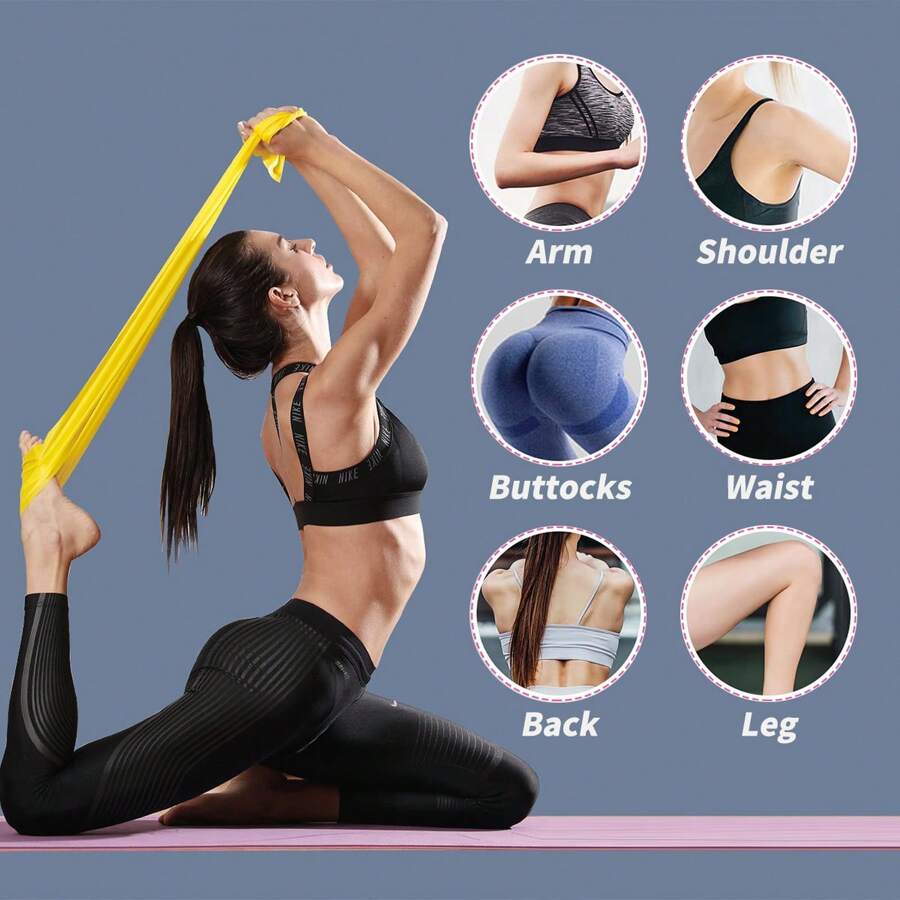 3pcs Resistance Bands Set, Pow - Difference Pilates And Yoga recensie en prijs