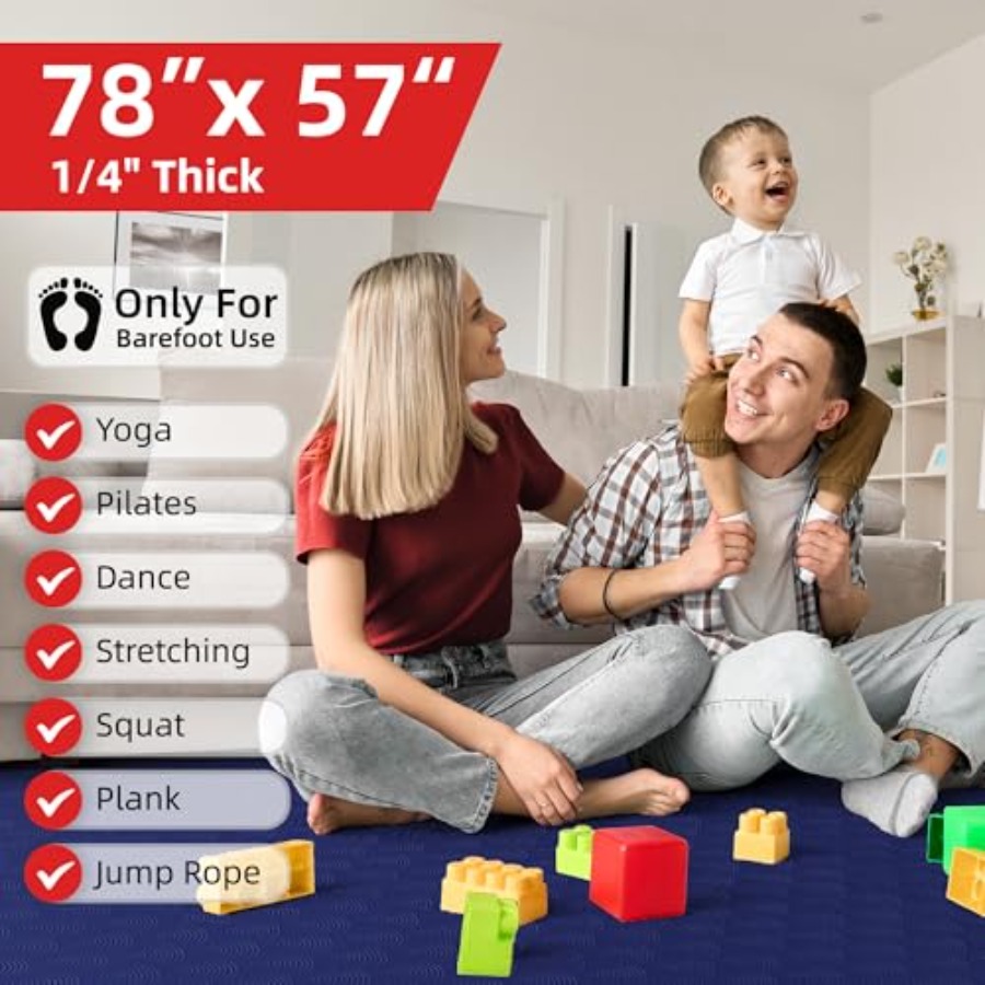Extra Large Yoga Mat 72x48 or  - Pilates Yoga Or recensie en prijs